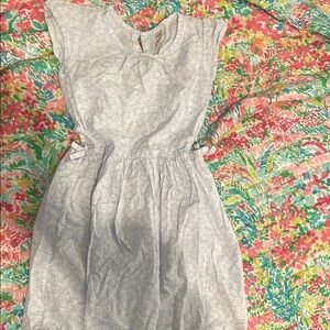 Floral Kids Dress in Light Blue